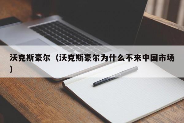 沃克斯豪尔（沃克斯豪尔为什么不来中国市场）