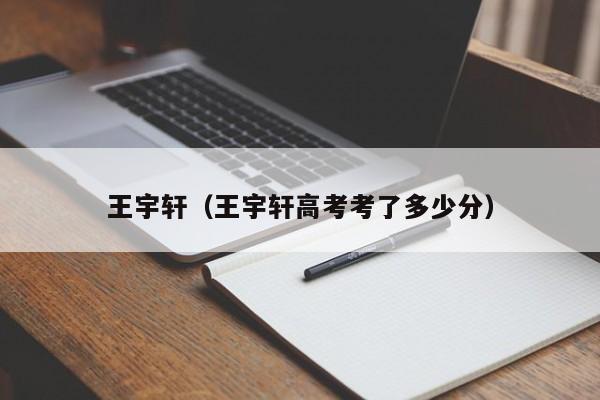 王宇轩（王宇轩高考考了多少分）