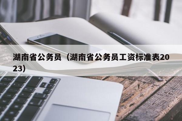 湖南省公务员（湖南省公务员工资标准表2023）